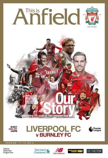 Liverpool FC — Vs Burnley — 16 September 2017