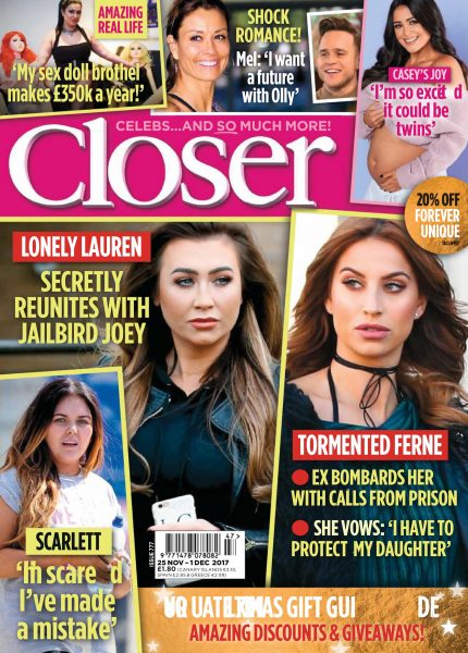 Closer UK — 25 November 2017