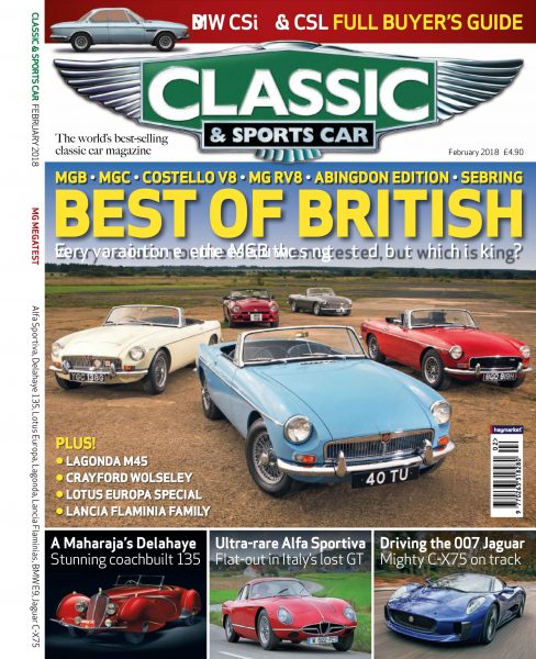 Classic &amp; Sports Car UK — February 2018