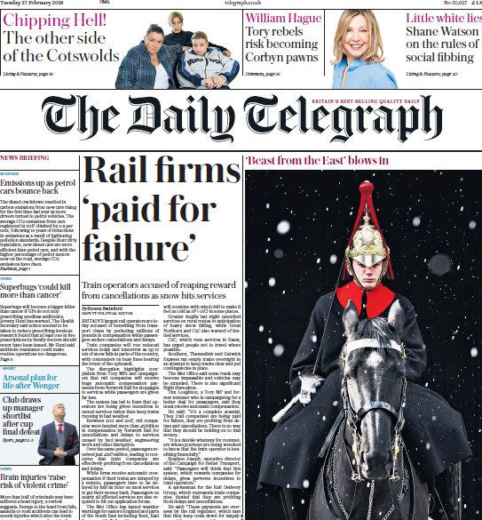 The Daily Telegraph – 27.02.2018