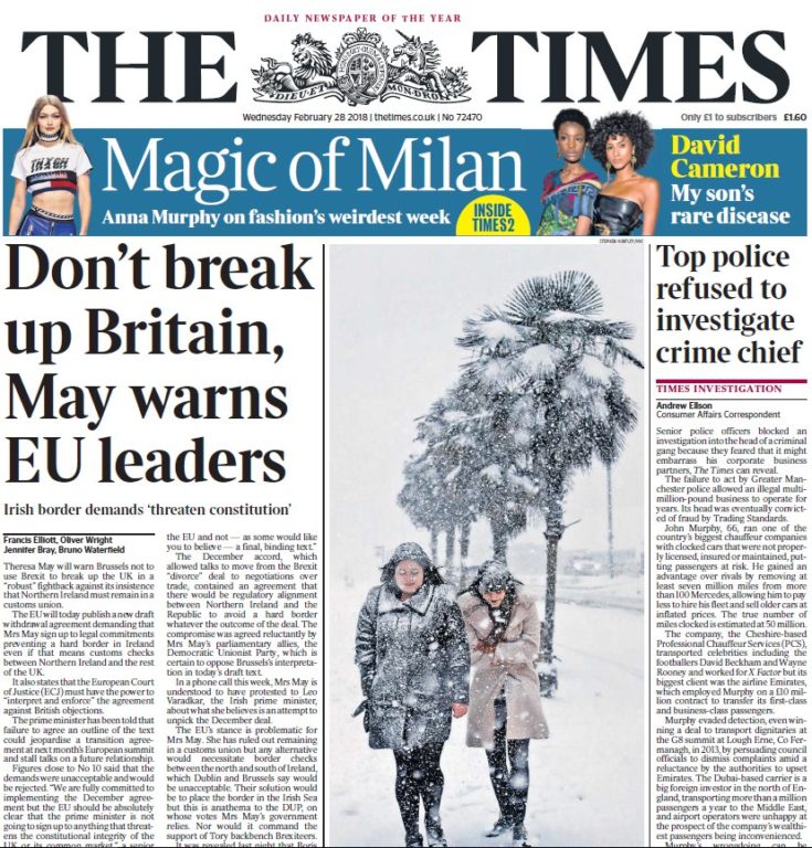 The Times – 28.02.2018