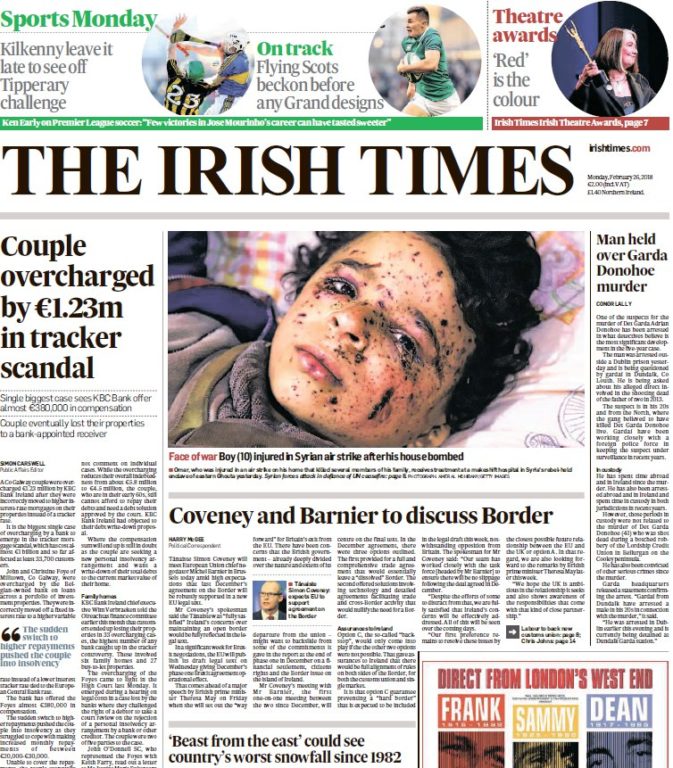 The Irish Times – 26.02.2018
