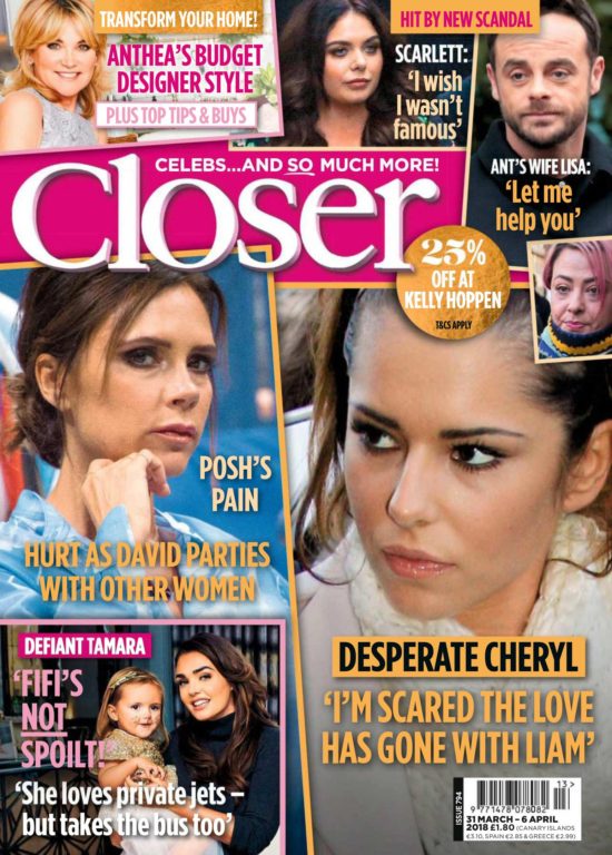 Closer UK – 31 March 2018