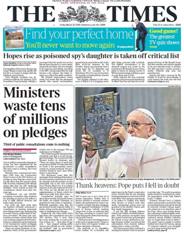 The Times – 30.03.2018