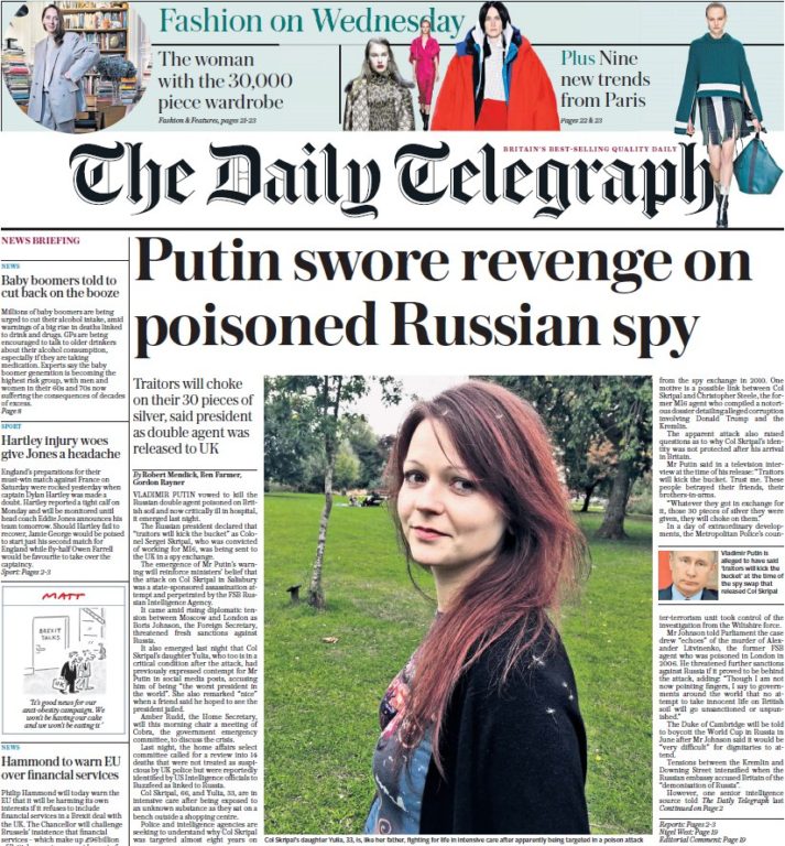 The Daily Telegraph – 07.03.2018