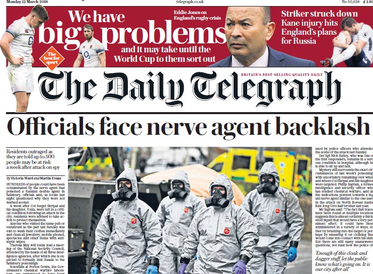 The Daily Telegraph – 12.03.2018