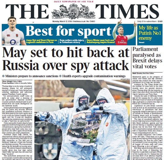 The Times – 12.03.2018