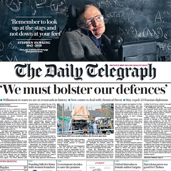 The Daily Telegraph – 15.03.2018