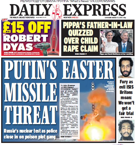Daily Express – 31.03.2018