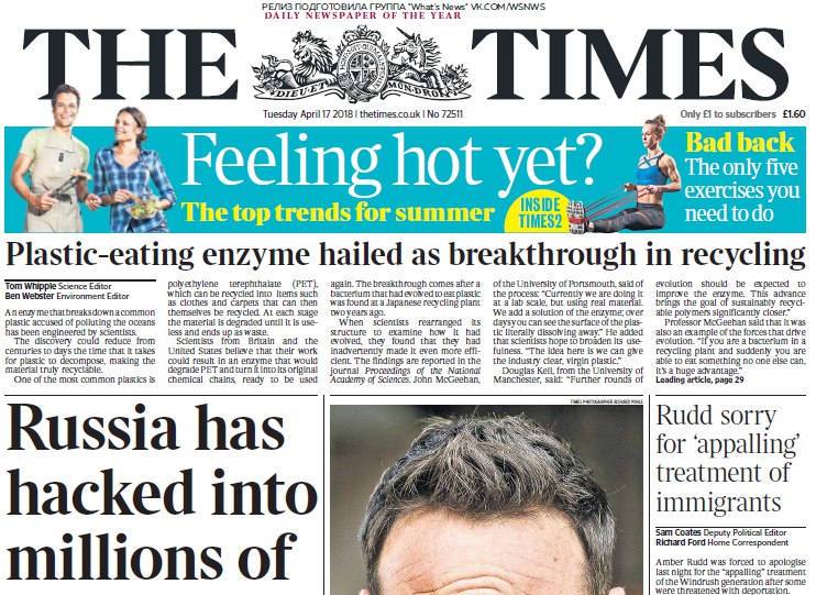 The Times – 17.04.2018