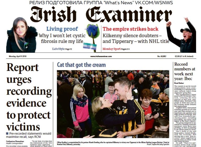 Irish Examiner – 09.04.2018