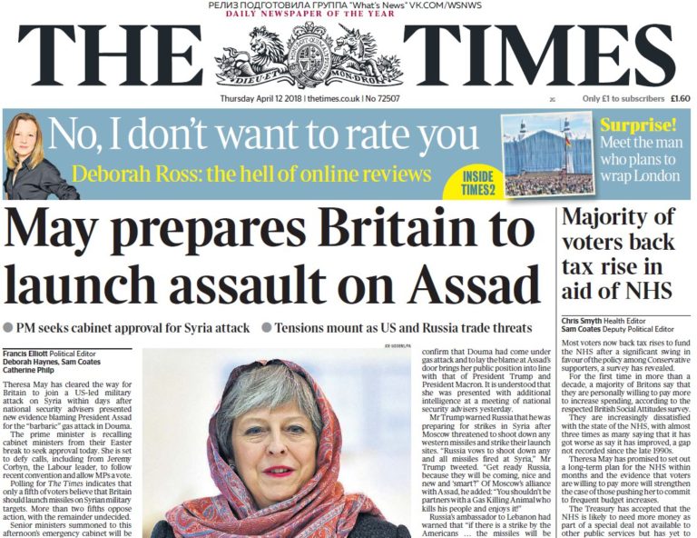 The Times – 12.04.2018