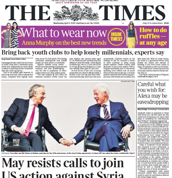 The Times – 11.04.2018