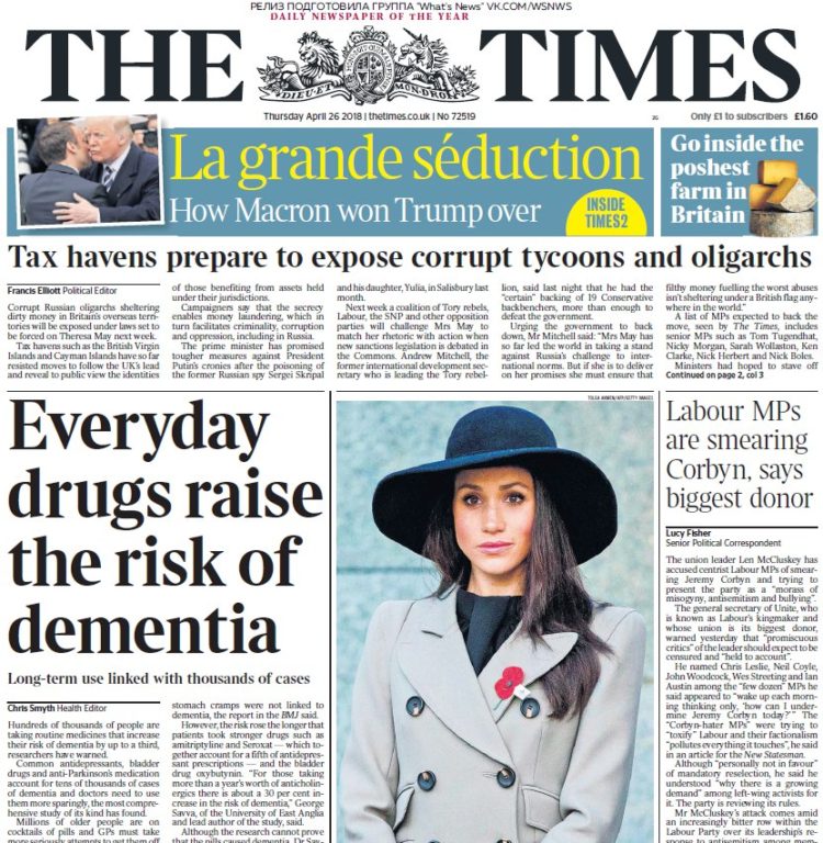 The Times – 26.04.2018