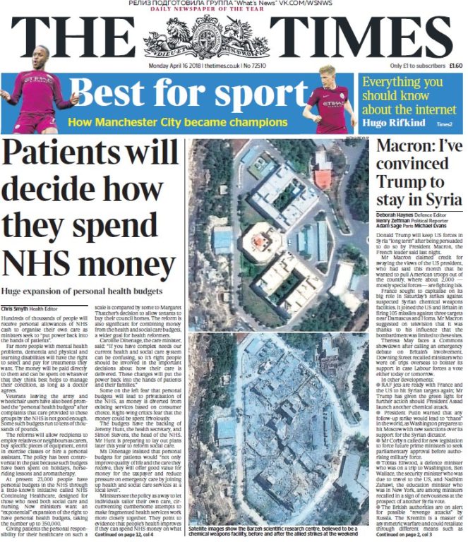 The Times – 16.04.2018