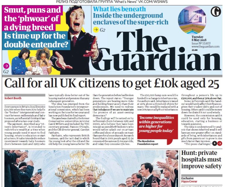 The Guardian – 08.05.2018