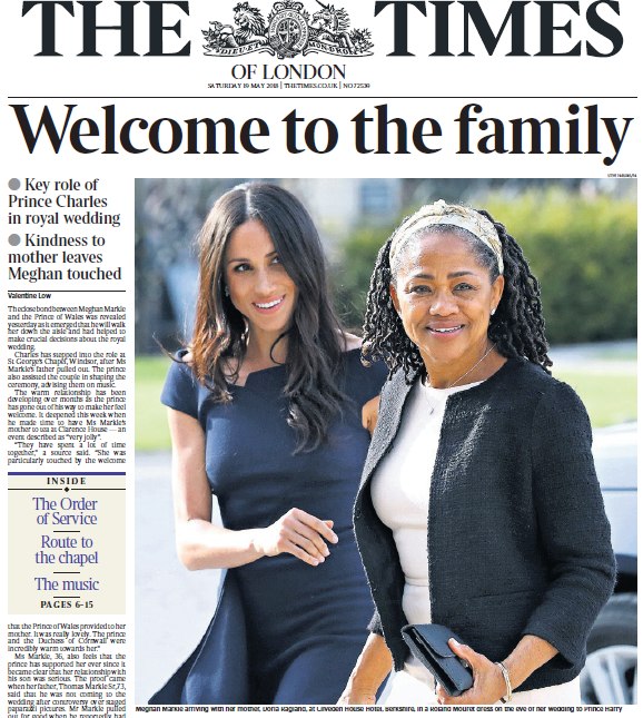 The London Times – 19.05.2018