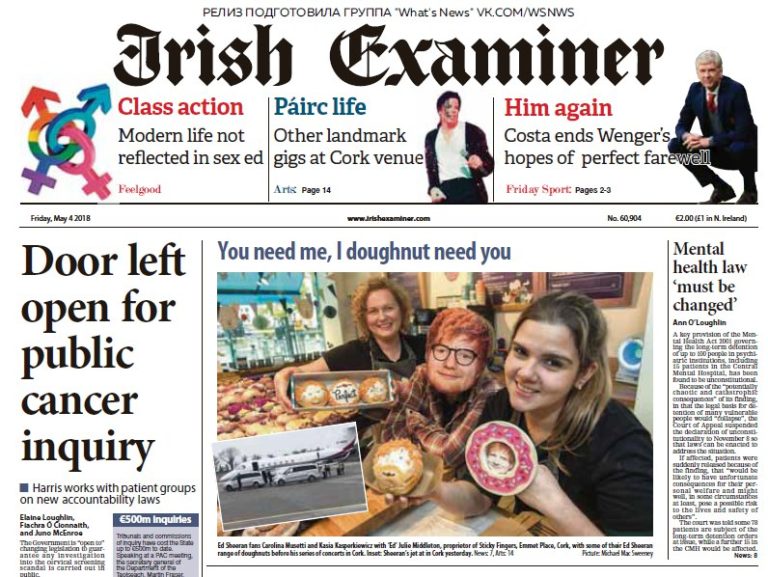 Irish Examiner – 04.05.2018
