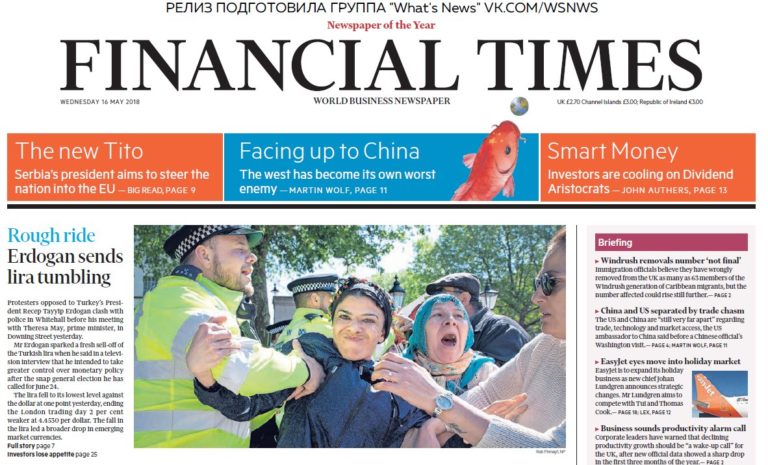 Financial Times UK – 16.05.2018