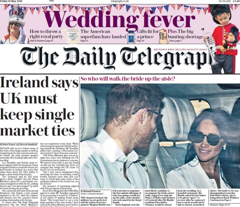 The Daily Telegraph – 18.05.2018