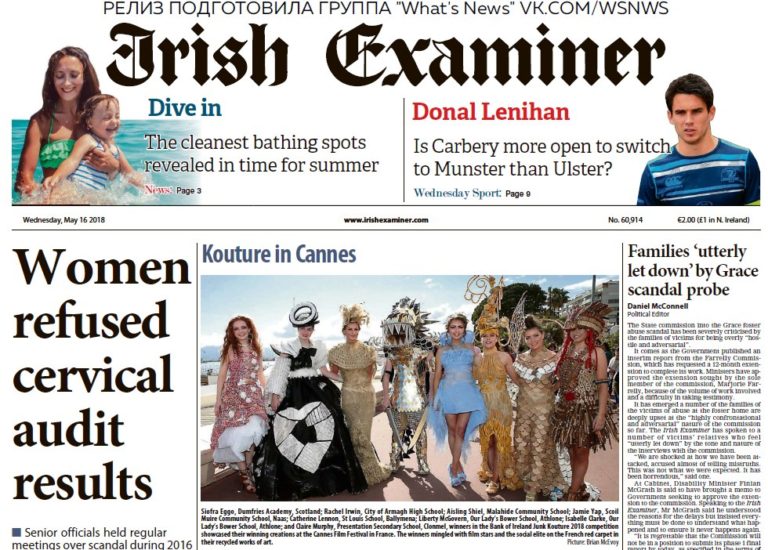 Irish Examiner – 16.05.2018
