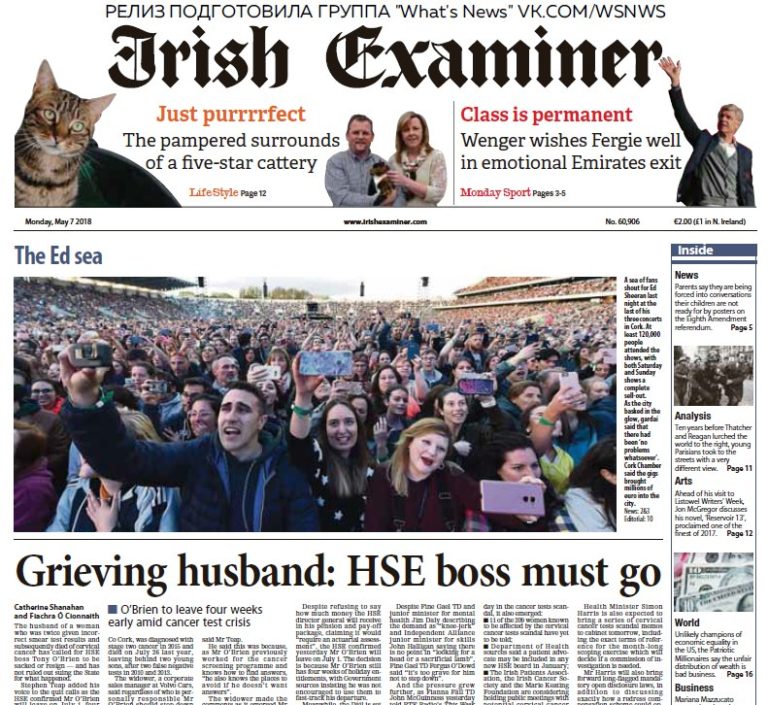 Irish Examiner – 07.05.2018