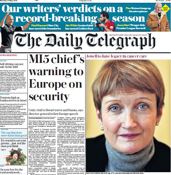 The Daily Telegraph – 14.05.2018