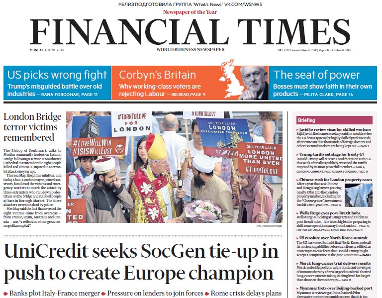 Financial Times UK – 04.06.2018