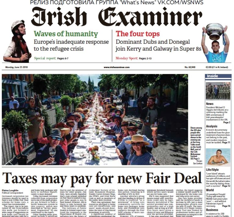 Irish Examiner – 25.06.2018
