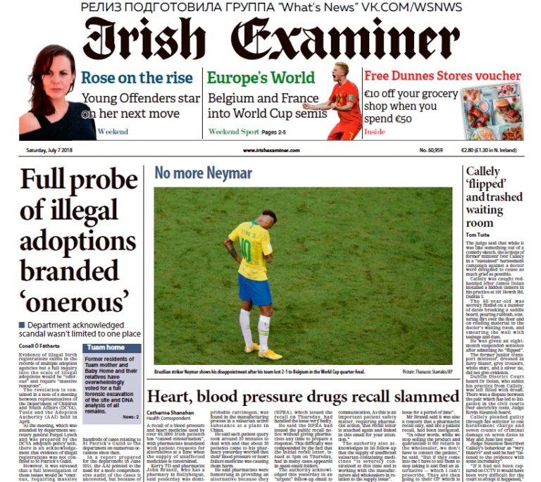 Irish Examiner – 07.07.2018