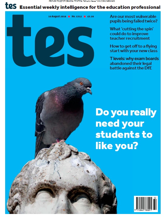 Times Educational Supplement – 10.08.2018