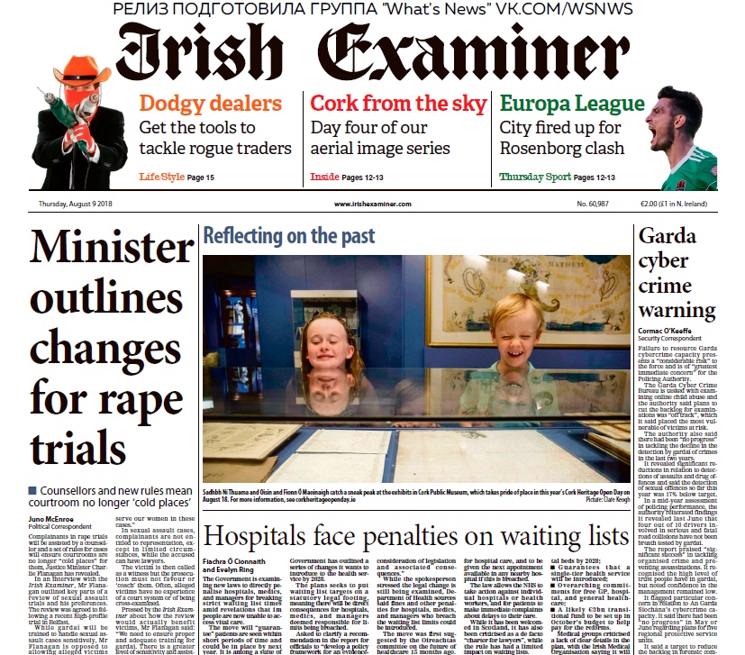 Irish Examiner – 09.08.2018