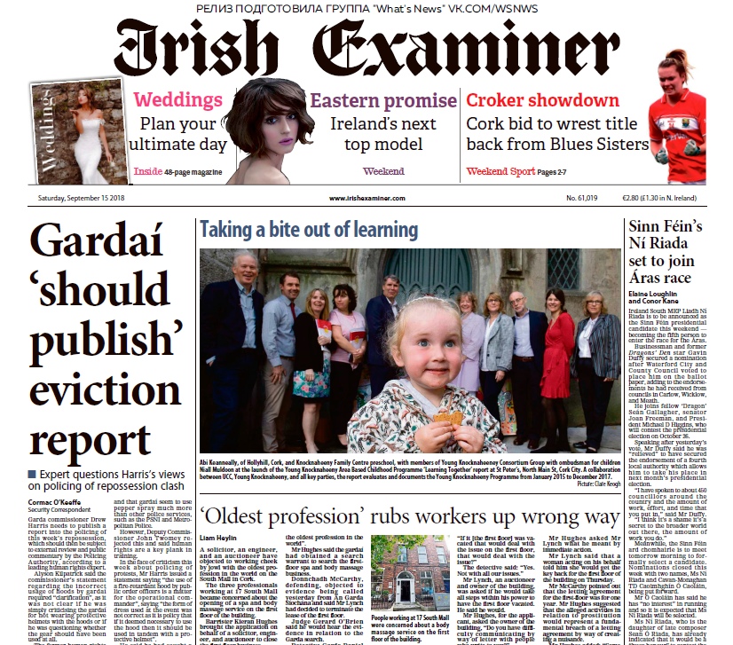 Irish Examiner – 15.09.2018