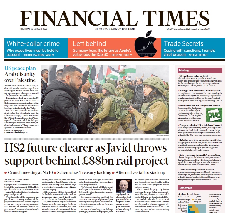Financial Times UK – 30.01.2020