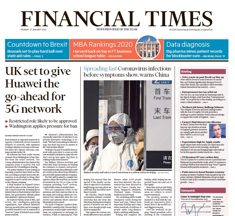 Financial Times UK – 27.01.2020