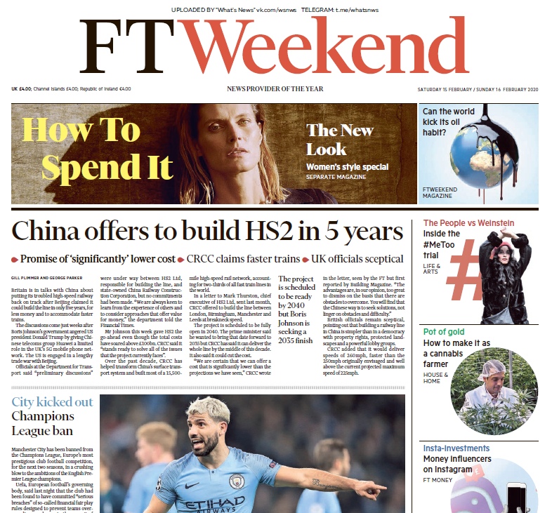 Financial Times UK – 15.02.2020 – 16.02.2020