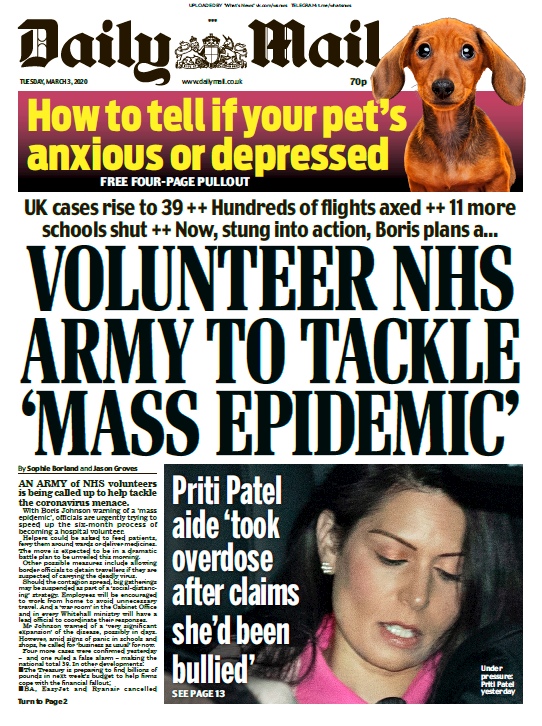 Daily Mail – 03.03.2020