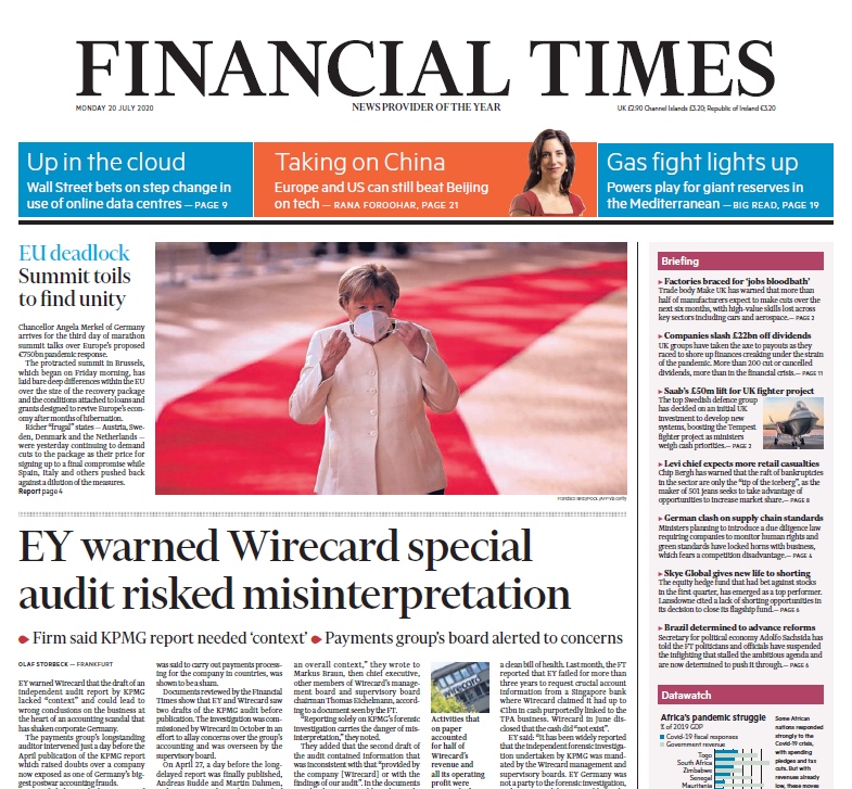 Financial Times UK – 20.07.2020