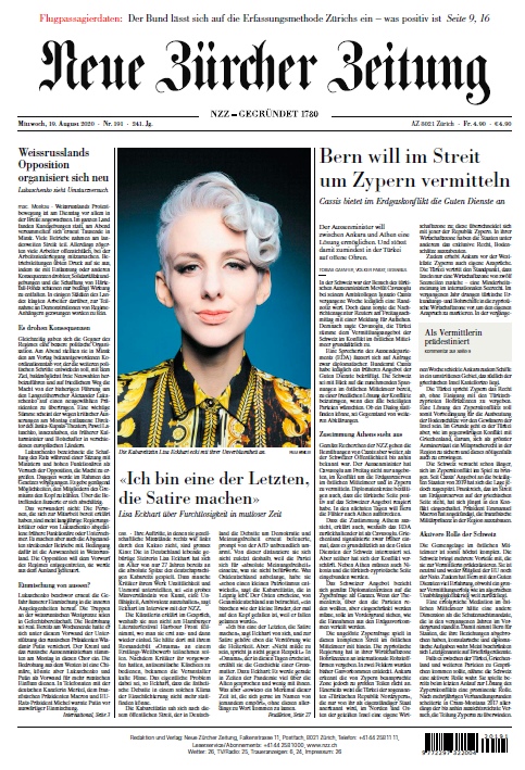 Neue Zürcher Zeitung – 19.08.2020