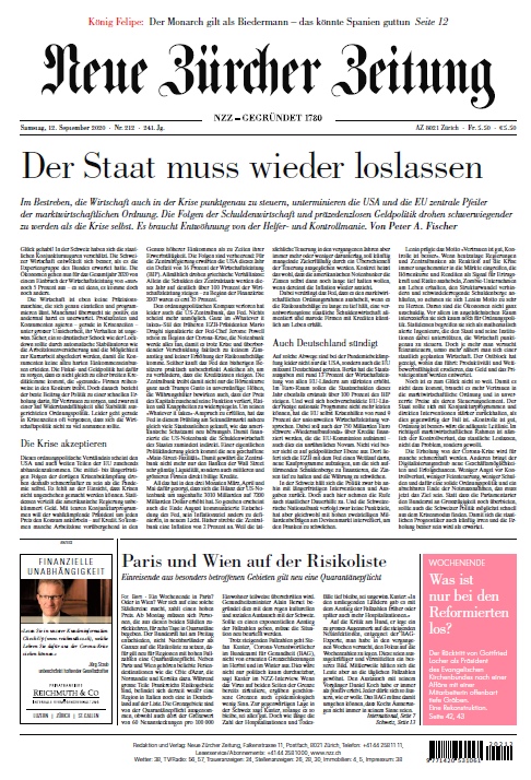 Neue Zürcher Zeitung – 12.09.2020