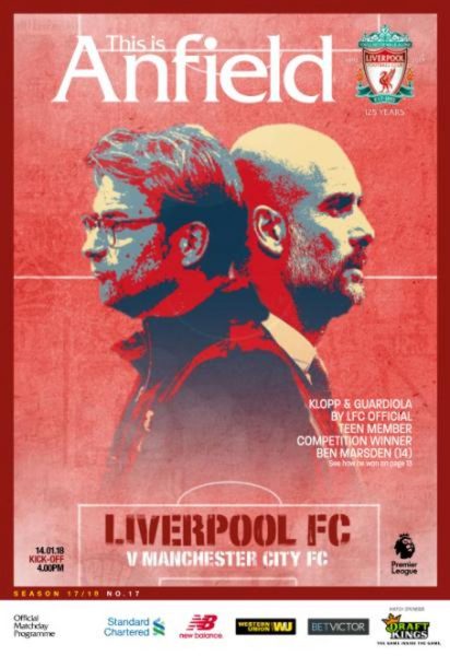 This Is Anfield — Liverpool FC V Manchester City FC — 14 January 2018