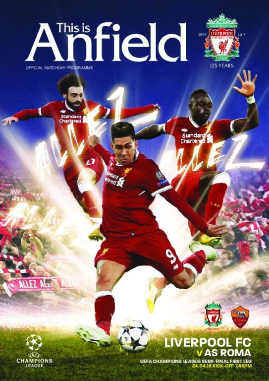 This Is Anfield – Liverpool FC Programmes – 25 April 2018