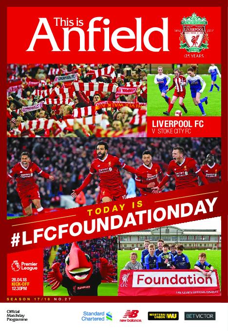 This Is Anfield – Liverpool FC Programmes – 29 April 2018