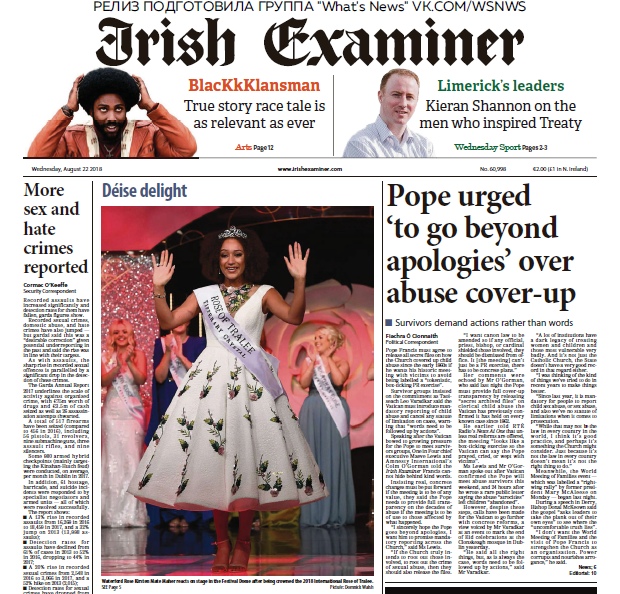 Irish Examiner – 22.08.2018