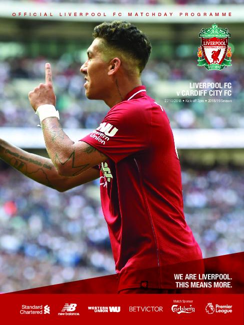 This Is Anfield – Liverpool FC Programmes – 27 October 2018