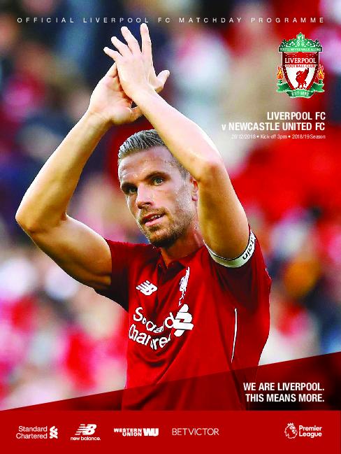This Is Anfield – Liverpool FC Programmes – 25 December 2018