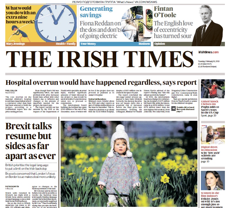 The Irish Times – 19.02.2019