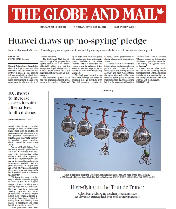 The Globe And Mail – 17.09.2020